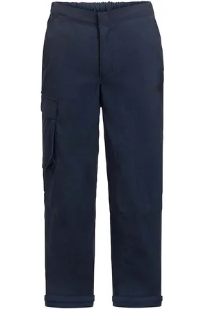 Jack Wolfskin Dětské kalhoty DESERT tmavomodrá barva