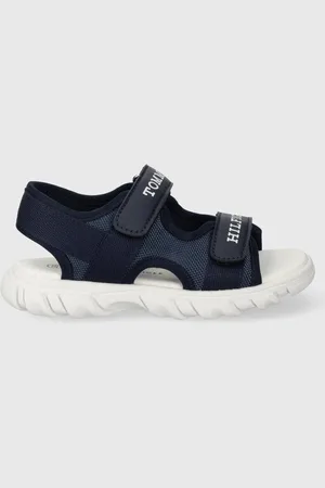 Tommy Hilfiger Dětské sandály tmavomodrá barva