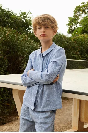Liewood Dětská bavlněná košile Kory Seersucker Check Shirt