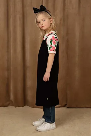 Mini Rodini Dětské bavlněné šaty barva, mini