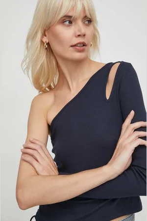 Pepe Jeans Tričko s dlouhým rukávem JAMIE tmavomodrá barva, PL505846
