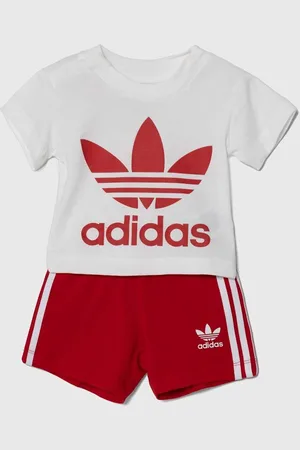 adidas Dětská bavlněná souprava barva