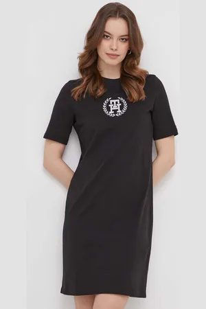 Tommy Hilfiger Bavlněné šaty barva, mini, WW0WW41757