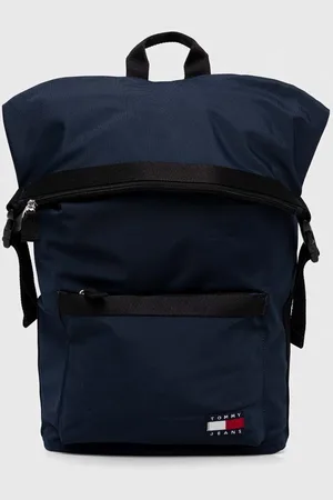 Tommy Hilfiger Batoh pánský, tmavomodrá barva, velký, s potiskem, AM0AM11965