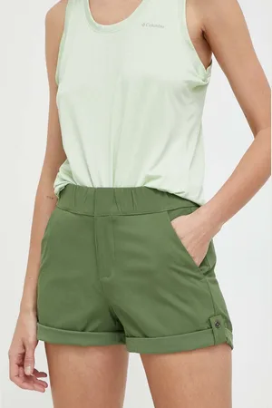 Columbia Outdoorové šortky Firwood Camp II fialová barva, medium waist, 1885313