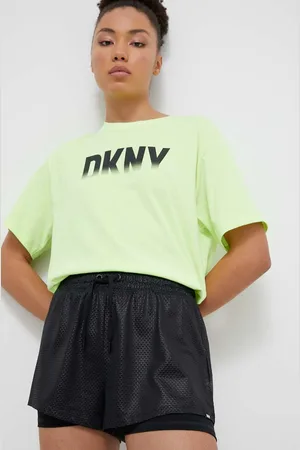 DKNY Kraťasy dámské, barva, vzorované, high waist, DP3S5159