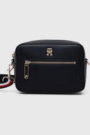 Tommy Hilfiger Kabelka tmavomodrá barva, AW0AW15864