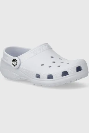 Crocs Dětské pantofle Classic Kids Clog šedá barva