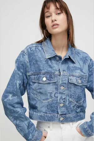 Tommy Hilfiger Džínová bunda dámská, přechodná, DW0DW17664