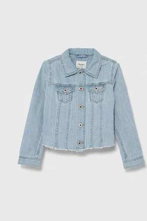 Pepe Jeans Bavlněná džínová bunda ISA JACKET JR