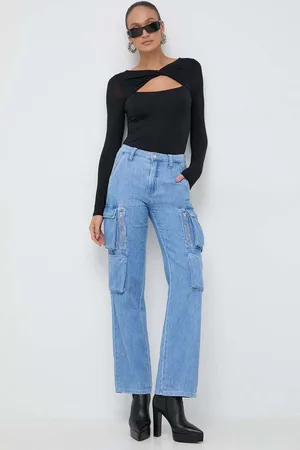 Guess Džíny KORI dámské, high waist, W4RA97 D58L1