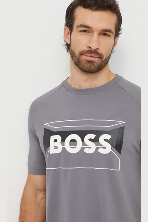 HUGO BOSS Bavlněné tričko barva, s potiskem, 50514527
