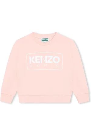Kenzo Dětská bavlněná mikina barva, s potiskem