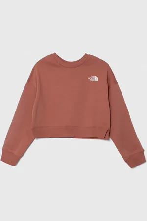 The North Face Dětská mikina NEW CUTLINE CREW FLEECE barva, hladká