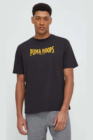 PUMA Bavlněné tričko barva, s potiskem, 624755