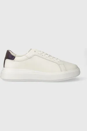 Calvin Klein Kožené tenisky LOW TOP LACE UP PET barva, HM0HM01288