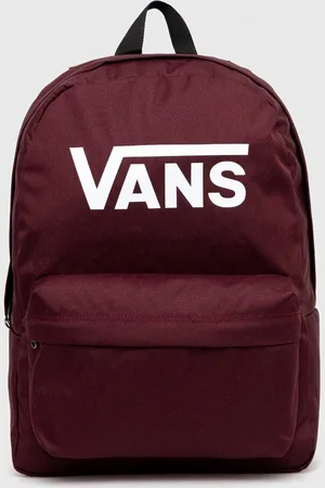 Vans Batoh vínová barva, velký, s potiskem