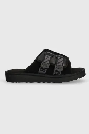 UGG Kožené pantofle Goldencoast Strap Slide pánské, barva, 1142730