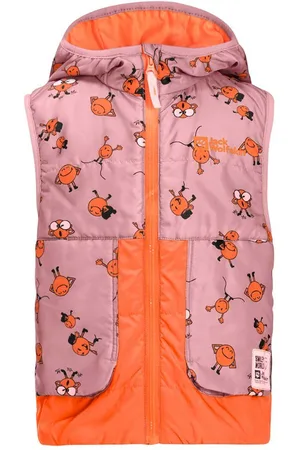 Jack Wolfskin Dětská vesta SMILEYWORLD AOP VEST barva