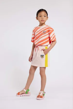Kenzo Dětská bavlněná sukně barva, mini