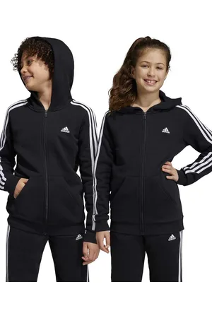 adidas Dětská mikina U 3S FL FZ barva, s kapucí, s aplikací
