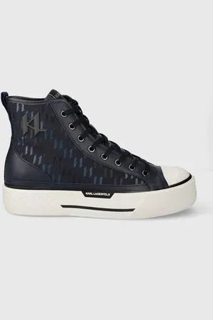 Karl Lagerfeld Kecky KAMPUS MAX pánské, tmavomodrá barva, KL50454