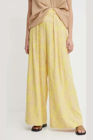Mos Mosh Kalhoty dámské, barva, široké, high waist