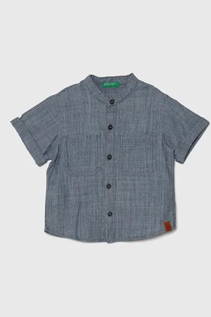 Benetton Dětská bavlněná košile
