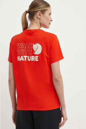 Fjällräven Tričko Walk With Nature barva, F14600171