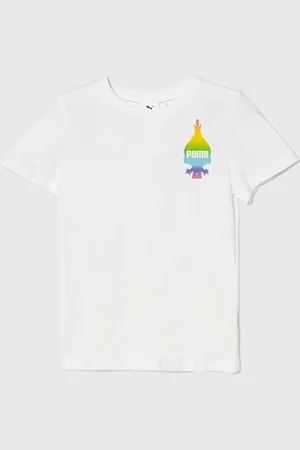 PUMA Dětské bavlněné tričko X TROLLS Tee barva