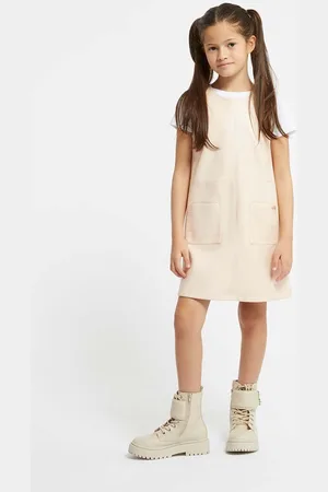 Guess Dětské tričko a šaty barva, mini
