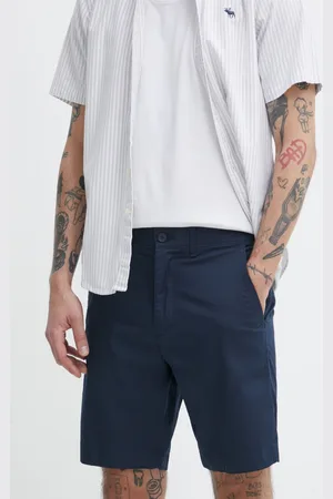 Abercrombie & Fitch Kraťasy pánské, tmavomodrá barva