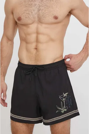 Abercrombie & Fitch Plavkové šortky barva