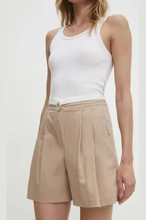 ANSWEAR Kraťasy dámské, barva, hladké, high waist