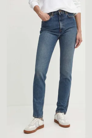 Pepe Jeans Džíny SLIM JEANS UHW dámské, tmavomodrá barva, PL204590HW7
