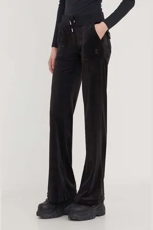 Juicy Couture Velurové teplákové kalhoty barva