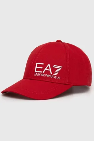 EA7 Bavlněná baseballová čepice barva, s potiskem