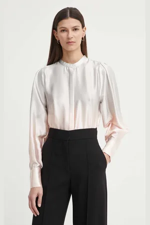 Bruuns Bazaar Košile FadingBBBlanca dámská, barva, regular, se stojáčkem, BBW3842