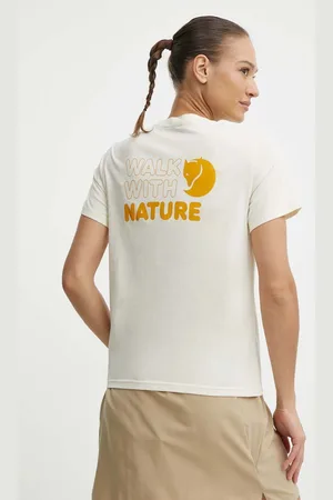 Fjällräven Tričko Walk With Nature barva, F14600171