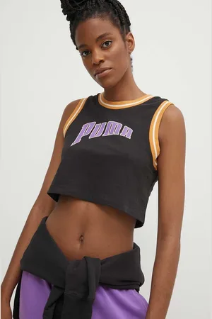 PUMA Bavlněný top Graphic barva, 625024