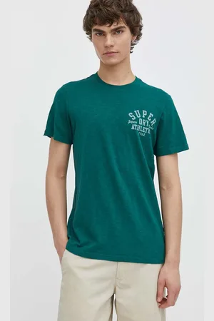 Superdry Bavlněné tričko barva, s potiskem