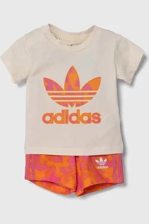 adidas Dětská bavlněná souprava barva