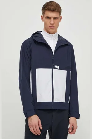 Helly Hansen Nepromokavá bunda Rig pánská, tmavomodrá barva