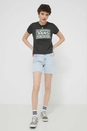 Vans Bavlněné tričko barva