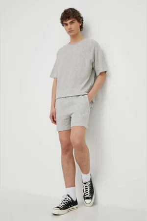 American Vintage Bavlněné šortky SHORT barva, melanžové, MRUZ09AE24