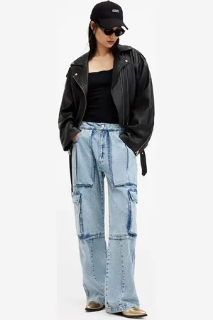 AllSaints Džíny ECHO CARGO JEAN dámské, W061EA