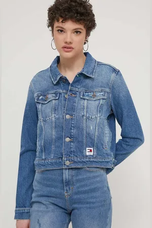 Tommy Hilfiger Džínová bunda dámská, přechodná, DW0DW17653