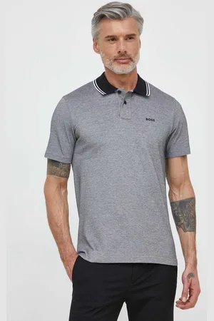 HUGO BOSS Bavlněné polo tričko barva