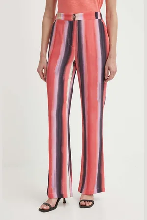 Sisley Kalhoty dámské, široké, high waist