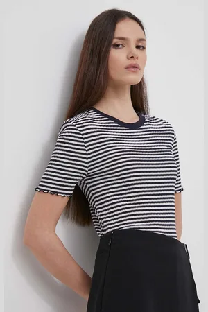 Tommy Hilfiger Tričko tmavomodrá barva, WW0WW41190